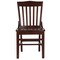 Emma and Oliver School House Back Wooden Restaurant Dining Chair
